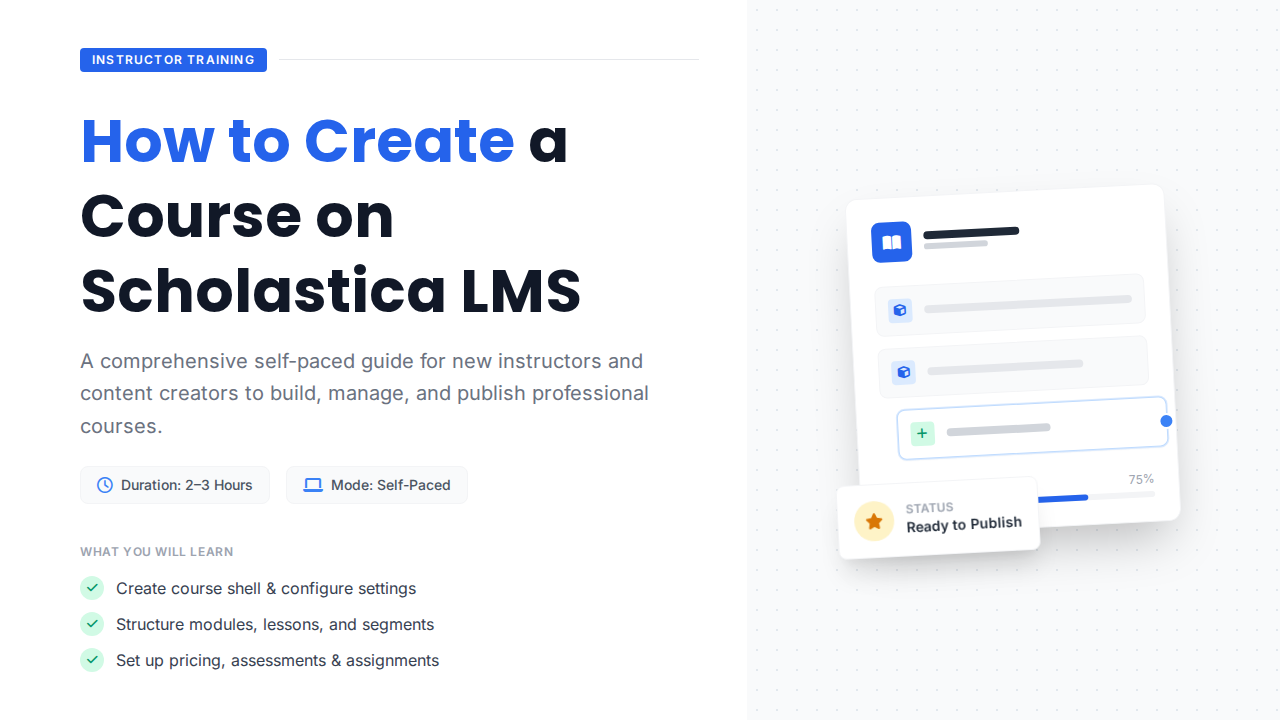 How to Create a Course on Koru Academy LMS